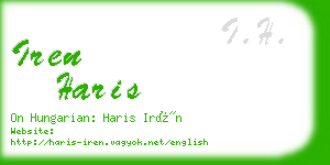 iren haris business card